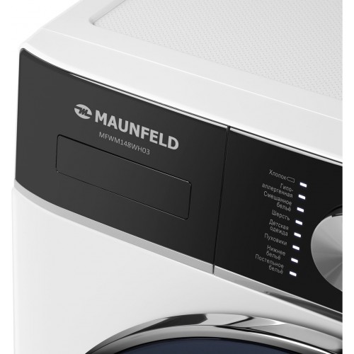 Стиральная машина Maunfeld MFWM148WH03 класс: A+++ загр.фронтальная макс.:8кг белый инвертор