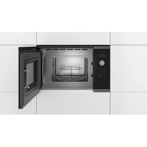 Микроволновая печь Bosch BFL523MS0 20л. 800Вт нержавеющая сталь/черный (встраиваемая)
