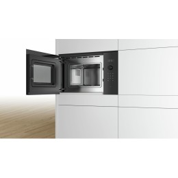 Микроволновая печь Bosch BFL523MS0 20л. 800Вт нержавеющая сталь/черный (встраиваемая)