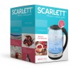 Чайник электрический Scarlett SC-EK27G10 1.7л. 1800Вт черный/серебристый корпус: стекло/пластик