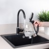 Чайник электрический Scarlett SC-EK27G10 1.7л. 1800Вт черный/серебристый корпус: стекло/пластик