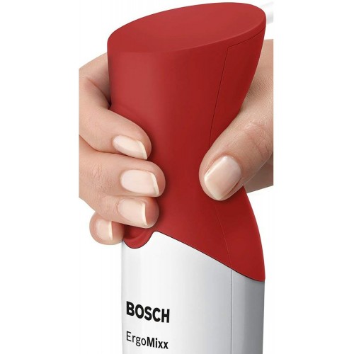 Блендер погружной Bosch MSM64010 450Вт белый/красный