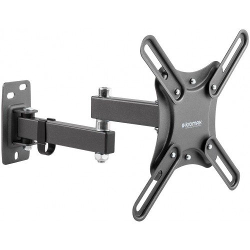 Кронштейн для телевизора Kromax CORBEL-5 черный 15"-42" макс.25кг настенный поворот и наклон