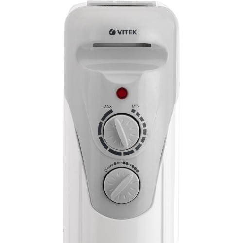 Радиатор масляный Vitek VT-1707 1000Вт белый