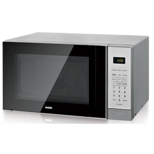 Микроволновая Печь BBK 20MWS-729S/BS 20л. 700Вт серебристый/черный