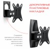 Кронштейн для телевизора Holder LCDS-5003 металлик 10"-26" макс.25кг настенный поворот и наклон