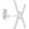 Кронштейн для телевизора Holder LCD-5520-B белый 32"-55" макс.45кг настенный поворотно-выдвижной и наклонный
