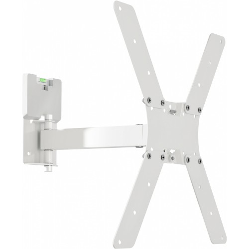 Кронштейн для телевизора Holder LCD-5520-B белый 32"-55" макс.45кг настенный поворотно-выдвижной и наклонный