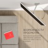 Кронштейн для телевизора Holder LCD-5520-B белый 32"-55" макс.45кг настенный поворотно-выдвижной и наклонный