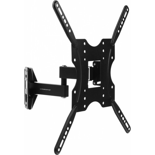 Кронштейн для телевизора Ultramounts UM903 черный 32"-55" макс.20кг настенный поворотно-выдвижной и наклонный