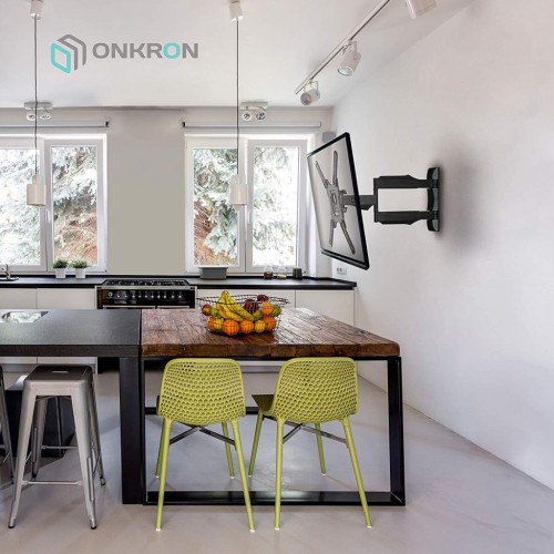 Кронштейн для телевизора Onkron NP40 черный - настенный поворотный и наклонный для экранов 32-65 (макс. 35 кг)