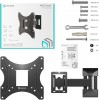 Кронштейн для телевизора Onkron M2S черный 17-43 - настенный, поворотный и наклонный, макс. 35 кг