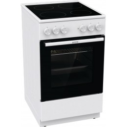 Плита Электрическая Gorenje Essential GEC5A41WG белый/черный стеклокерамика