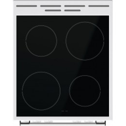 Плита Электрическая Gorenje Essential GEC5A41WG белый/черный стеклокерамика