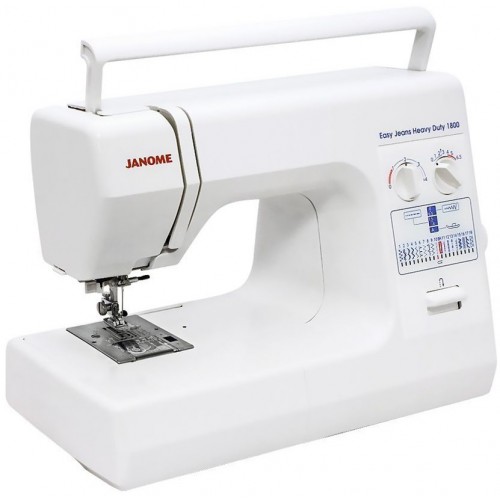 Швейная машина Janome Easy Jeans Heavy Duty 1800 белая - надежный помощник для шитья и ремонта одежды