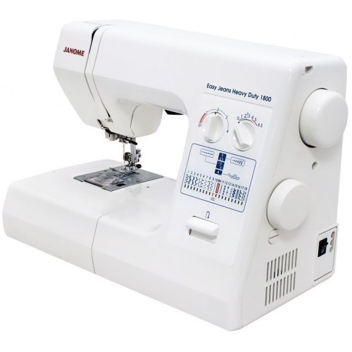 Швейная машина Janome Easy Jeans Heavy Duty 1800 белая - надежный помощник для шитья и ремонта одежды