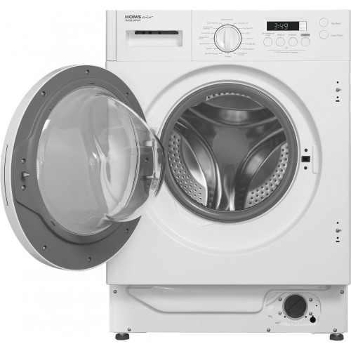 Стиральная машина HomsAir WMB148WH, класс A+++, загрузка до 8 кг, отжим 1400 об/мин, белая