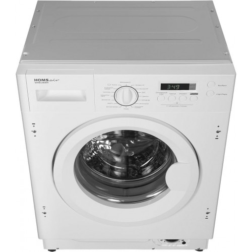 Стиральная машина HomsAir WMB148WH, класс A+++, загрузка до 8 кг, отжим 1400 об/мин, белая