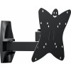 Кронштейн для телевизора Holder LCDS-5037 металлик 19"-50" макс.30кг настенный поворот и наклон