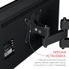 Кронштейн для телевизора Holder LCDS-5039 металлик 10"-32" макс.25кг настенный поворот и наклон