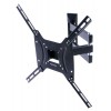 Кронштейн для телевизора Kromax DIX-24 черный 15"-55" макс.35кг настенный поворотно-выдвижной и наклонный