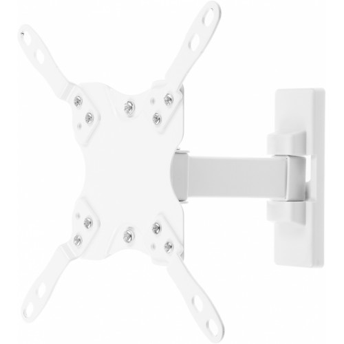 Кронштейн для телевизора Ultramounts UM864W белый 13"-42" макс.20кг настенный поворотно-выдвижной и наклонный