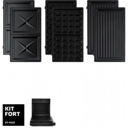 Электрогриль Kitfort КТ-1632 1000Вт черный