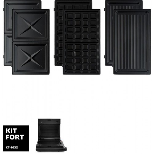 Электрогриль Kitfort КТ-1632 1000Вт черный