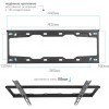 Кронштейн для телевизора Kromax ELEMENT-3 черный 22"-65" макс.50кг настенный фиксированный