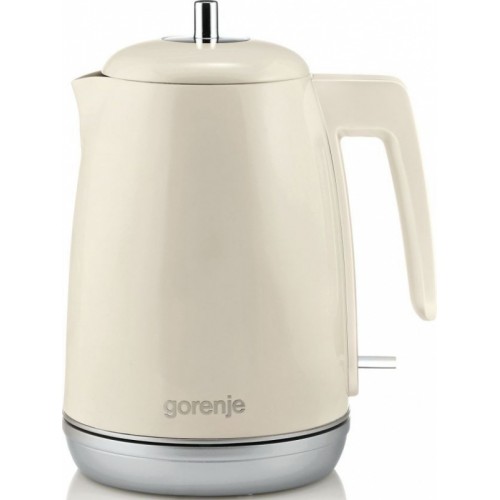 Чайник электрический Gorenje K15RL 1.7л. 2200Вт бежевый корпус: металл/пластик