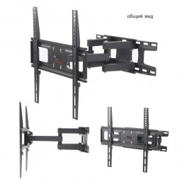 Кронштейн для телевизора Arm Media LCD-417 черный 26"-55" макс.35кг настенный поворотно-выдвижной и наклонный