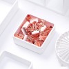 Набор мелкоофисный Deli 78551 гвоздики 50шт скрепки 100шт золотистый металл пластиковая туба