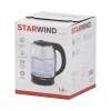 Чайник электрический Starwind SKG1052 1.8л. 1500Вт темно-коричневый/бронзовый корпус: стекло