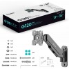 Кронштейн для телевизора Onkron G120 черный 13-34, макс. 8кг, настенный, поворотный и наклонный