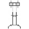 Стойка для телевизора Cactus CS-ST04H черный 37"-70" макс.45кг напольный мобильный