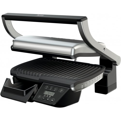 Электрогриль Tefal Optigrill GC740B30 2000Вт серебристый/черный