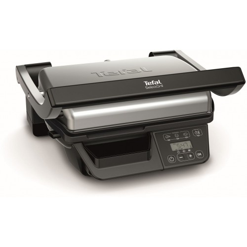 Электрогриль Tefal Optigrill GC740B30 2000Вт серебристый/черный