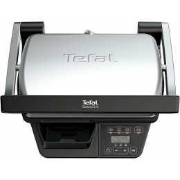 Электрогриль Tefal Optigrill GC740B30 2000Вт серебристый/черный