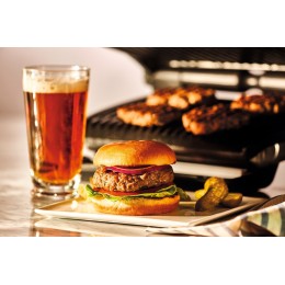 Электрогриль Tefal Optigrill GC740B30 2000Вт серебристый/черный