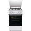 Плита Комбинированная Gorenje GK5A42WF-B белый (металлическая крышка) реш.чугун