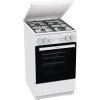 Плита Комбинированная Gorenje GK5A42WF-B белый (металлическая крышка) реш.чугун