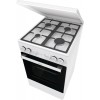 Плита Комбинированная Gorenje GK5A42WF-B белый (металлическая крышка) реш.чугун