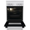 Плита Комбинированная Gorenje GK5A42WF-B белый (металлическая крышка) реш.чугун