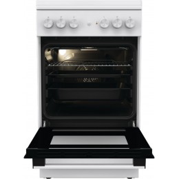 Плита Комбинированная Gorenje GK5A42WF-B белый (металлическая крышка) реш.чугун