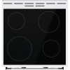 Плита Электрическая Gorenje GEC6C40WD белый стеклокерамика (без крышки)