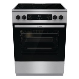 Плита Электрическая Gorenje GECS6C70XC нержавеющая сталь стеклокерамика (без крышки)
