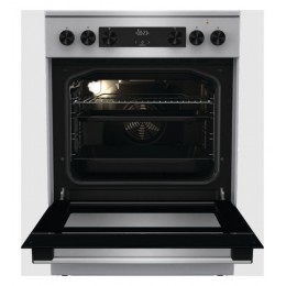 Плита Электрическая Gorenje GECS6C70XC нержавеющая сталь стеклокерамика (без крышки)