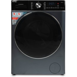 Стиральная машина Kraft TCH-HDD8597SDB класс: B загр.фронтальная макс.:8кг (с сушкой) серый инвертор