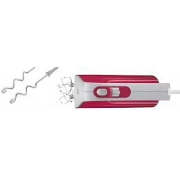 Миксер ручной Bosch MFQ40304 500Вт красный