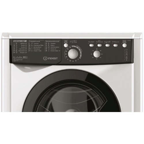 Стиральная машина Indesit EWSB 5085 BK CIS класс: A загр.фронтальная макс.:5кг белый